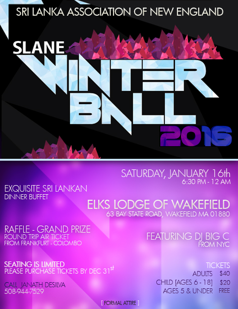 SLANE Winter Ball 2016